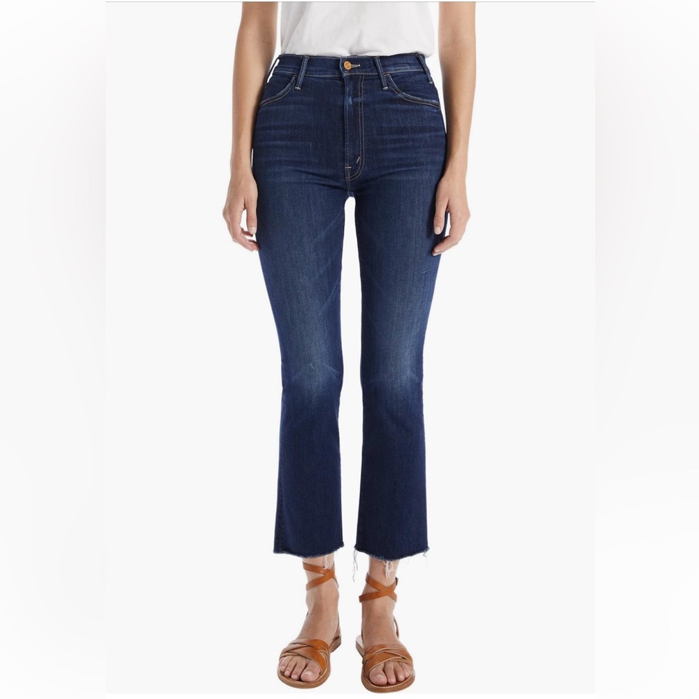 MOTHER The Hustler Ankle Fray Jeans Teaming Up